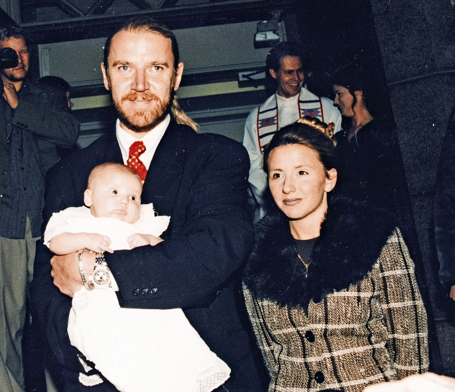 Rennyn ja Tiffanyn Luukas-pojan ristiäiset.