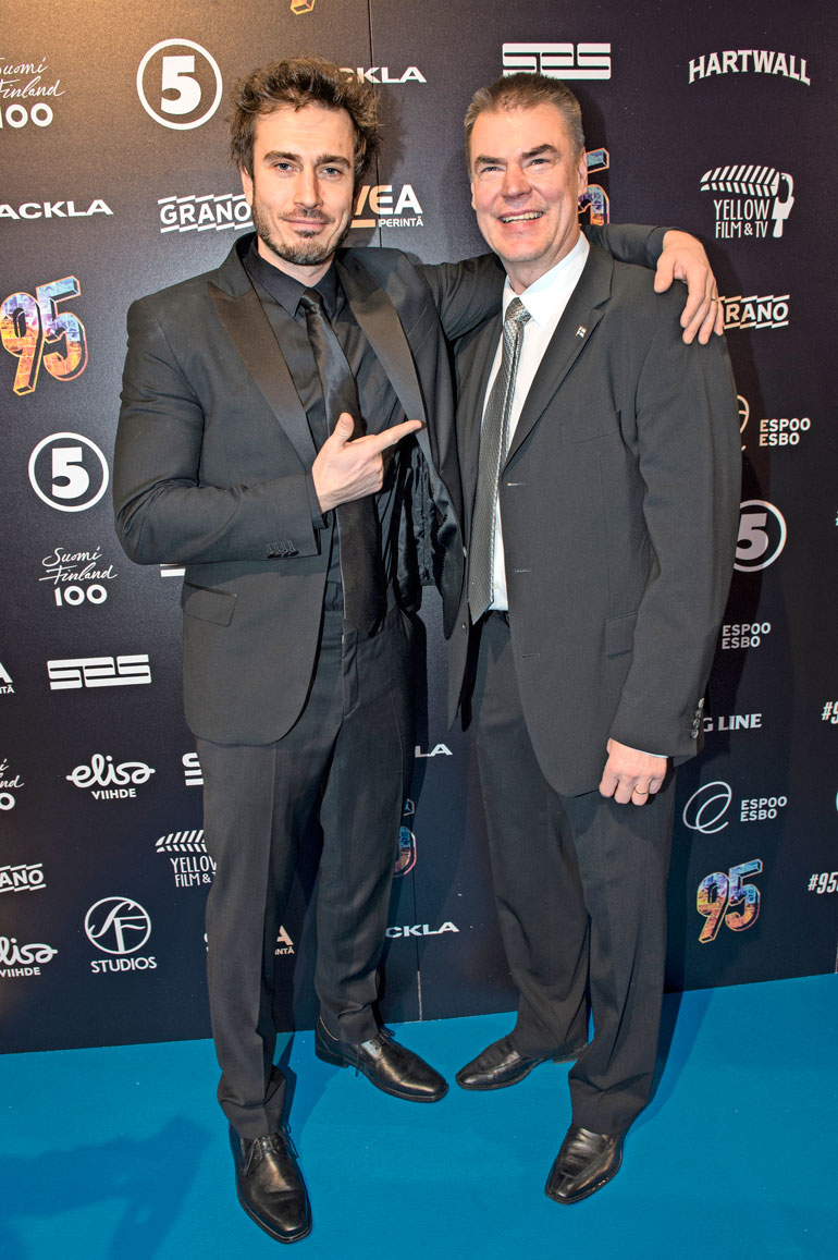 Sebastian Rejman ja Raimo Helminen.