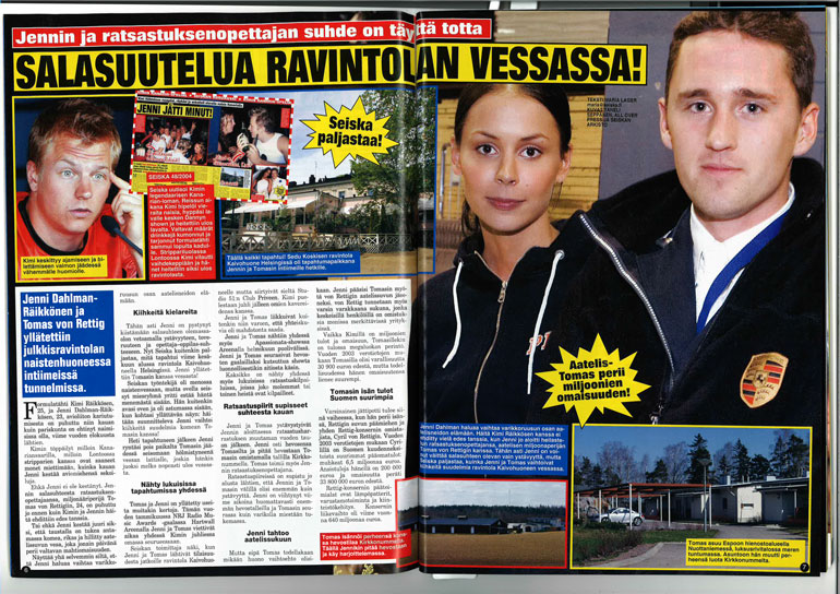 Jenni lähti ratsastuksenopettajansa Tomas von Rettigin lohdutettavaksi.