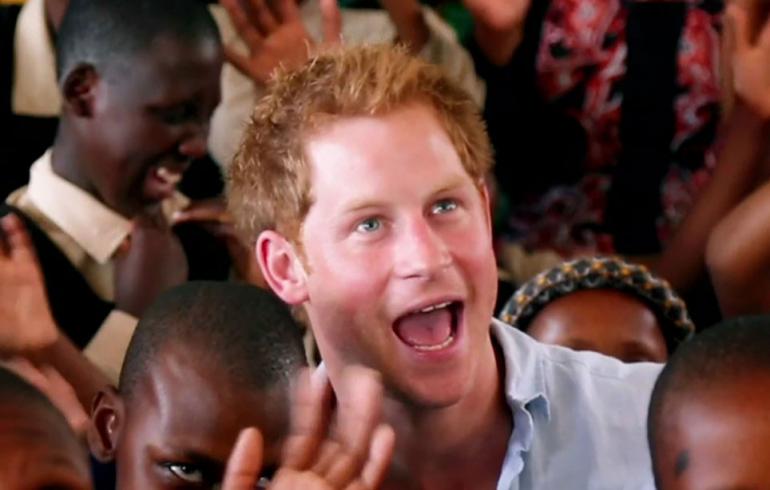 Prinssi Harry on ahkera matkailija.